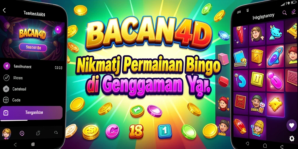 Tampilan gameplay BACAN4D yang seru dan menggembirakan.
