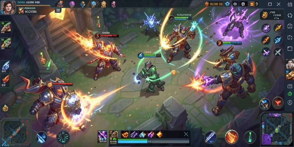 Gameplay seru dan menegangkan di GG288 MOBA.