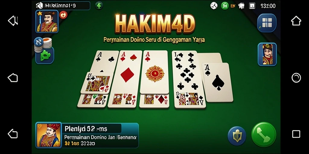 Gameplay menarik dalam HAKIM4D dengan dominasi permainan domino.