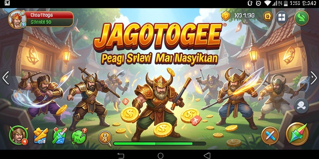 Tampilan gameplay menarik dalam JAGOTOGEL menunjukkan strategi yang mendebarkan.