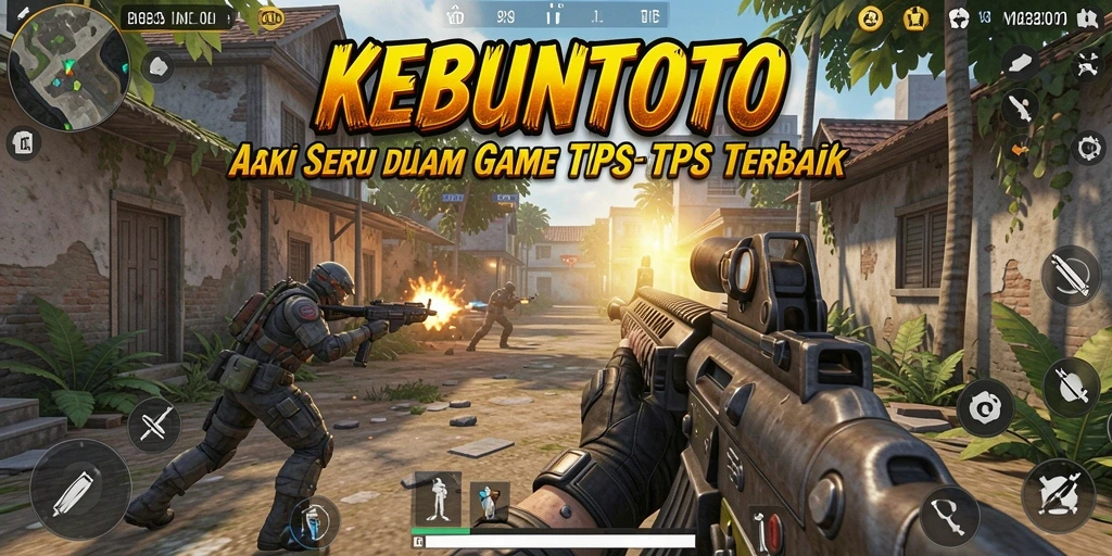 Tangkapan layar KEBUNTOTO yang menunjukkan aksi pertempuran seru.