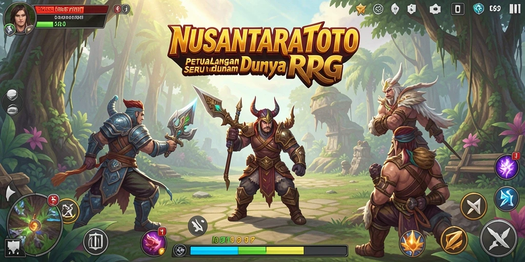 Screenshot gameplay NUSANTARATOTO menampilkan petualangan epik dalam dunia RPG.