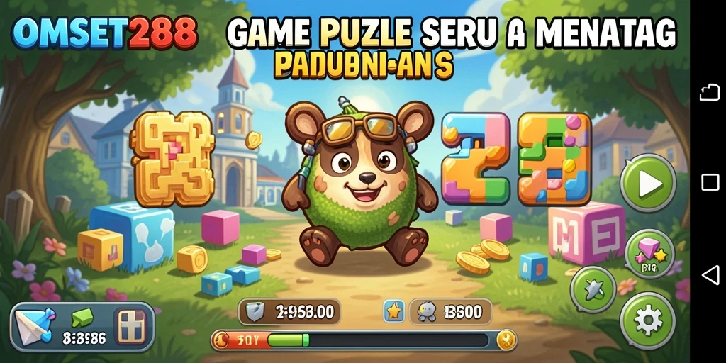 Tampilan seru saat bermain game Puzzle OMSET288.